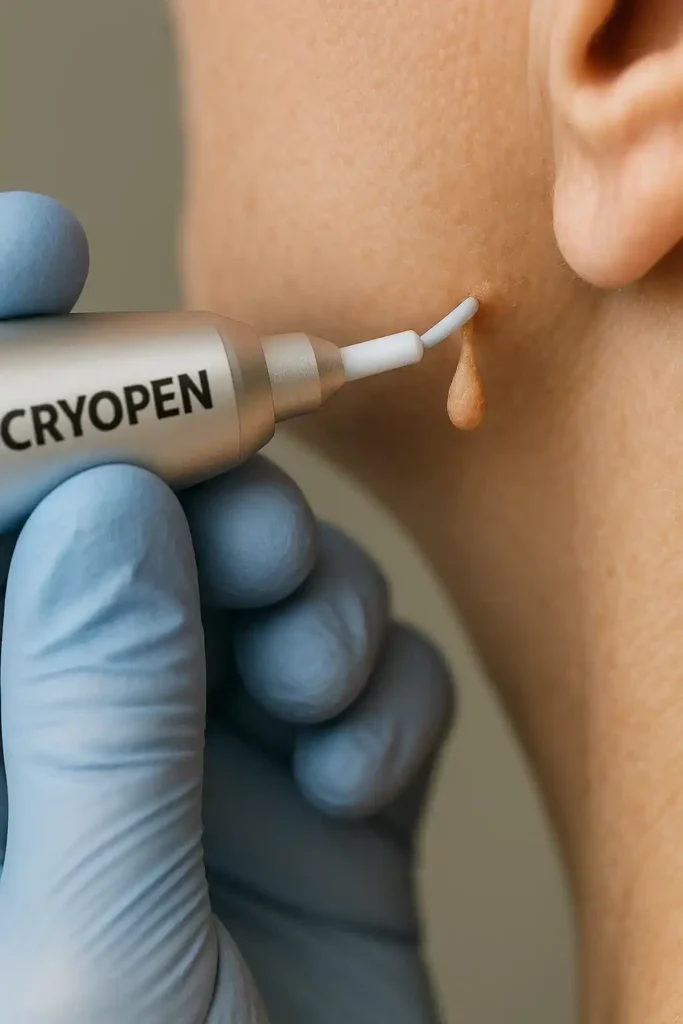 Cryopen for skin tags removal Uxbridge Moor speak to our team today!