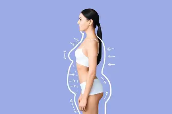 image of woman experiencing fat reduction treatment Uxbridge Moor