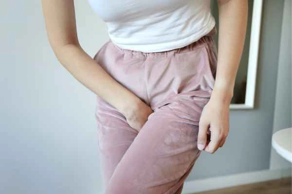 older woman running to the toilet because of urinary incontinence Uxbridge Moor